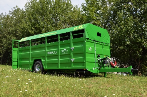 Traktorový přepravník zvířat PARDÁL 5,5 KLEK